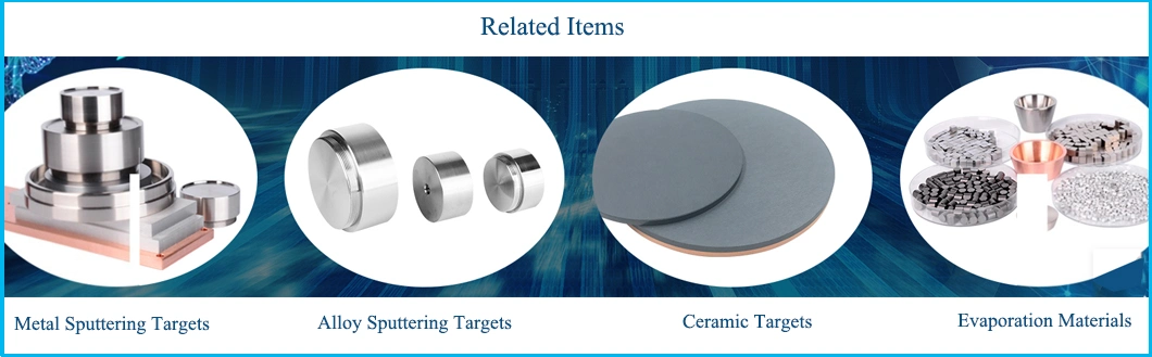 Xinkang Tial 67/33at% Sputtering Target Titanium Aluminum Alloy Target Tial 50/50at%